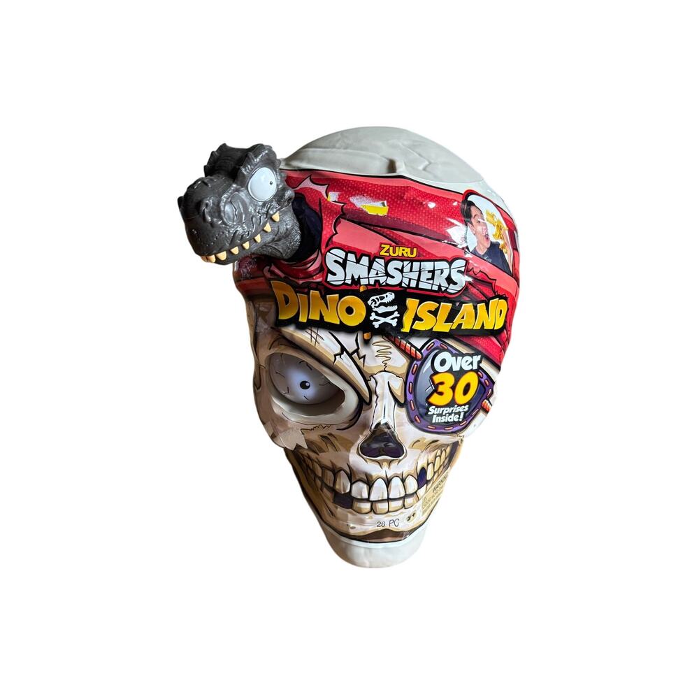 ZURU Smashers Dino Island Giant Skull 30+ Surprises Mystery Dinosaur NEW